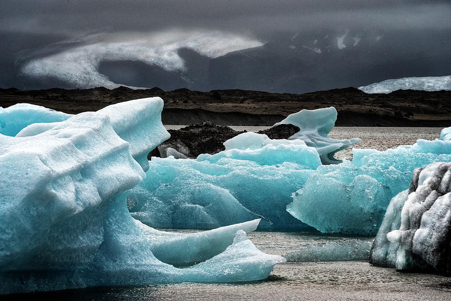 Iceland Glacier Photograph by Tom Singleton