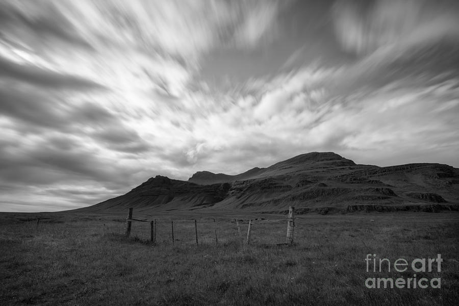 Iceland Landscape BW Photograph by Michael Ver Sprill