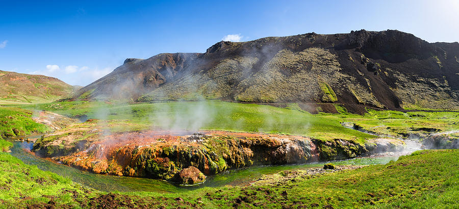 Iceland landscape panorama wonderful colors Photograph by Matthias Hauser