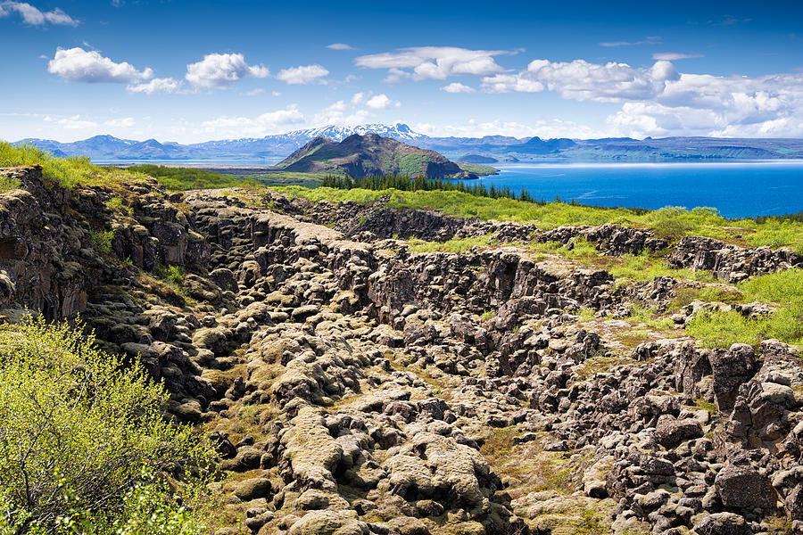 Iceland landscape Thingvellir Photograph by Matthias Hauser