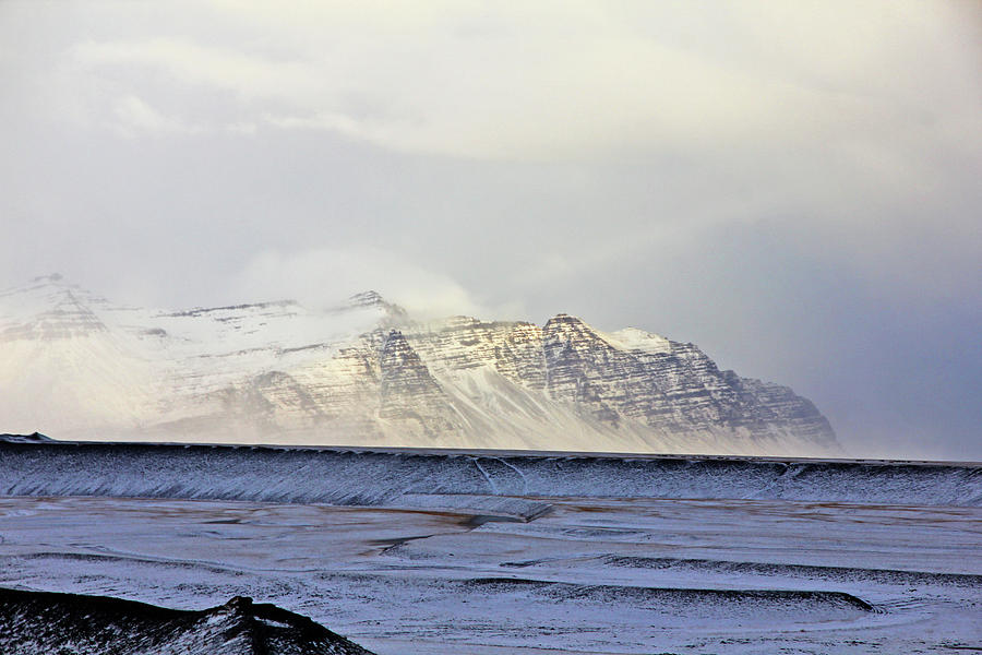 Iceland Lava Field Mountains Clouds Iceland 2 282018 1837.jpg Photograph by David Frederick