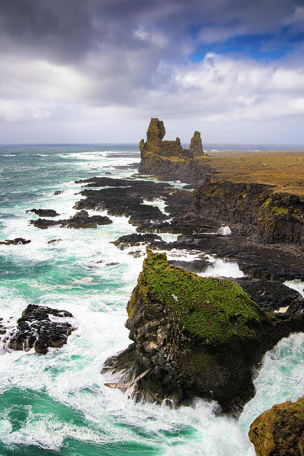 Iceland seascape Snaefellsnes cliff coast Photograph by Matthias Hauser