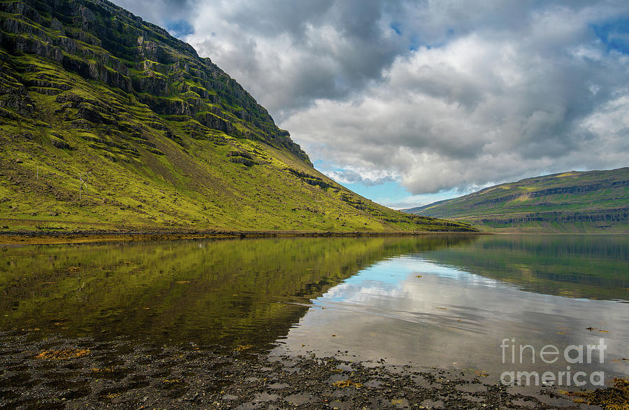 Iceland Sheltered Bay Scenery Photograph by Mike Reid - Pixels