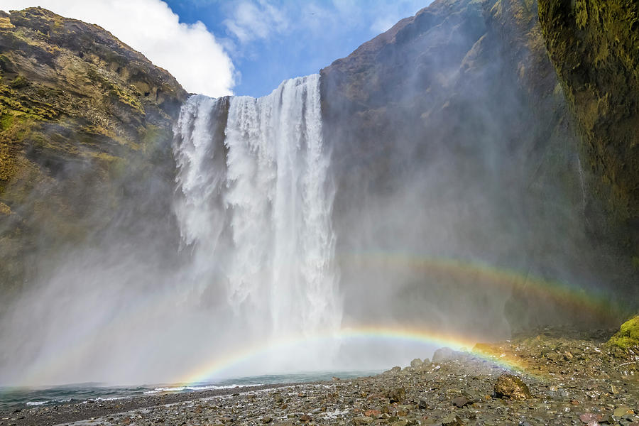 ICELAND Skogafoss Photograph by Melanie Viola - Fine Art America