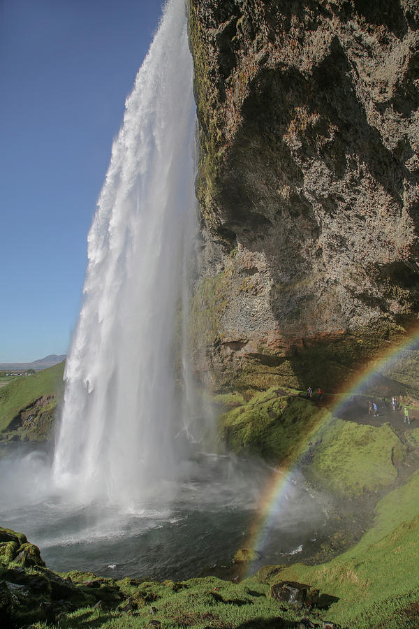 Iceland Skogafoss Rainbow On My Side Photograph