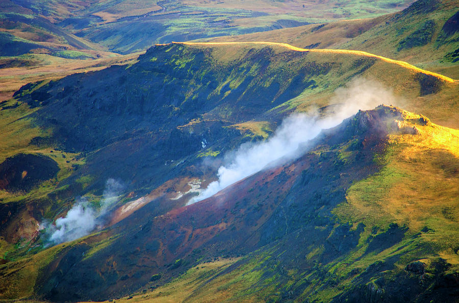 Iceland Steam Vents Photograph by Deborah Smolinske