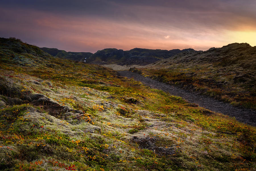Iceland Sunset Photograph by Chris McKenna