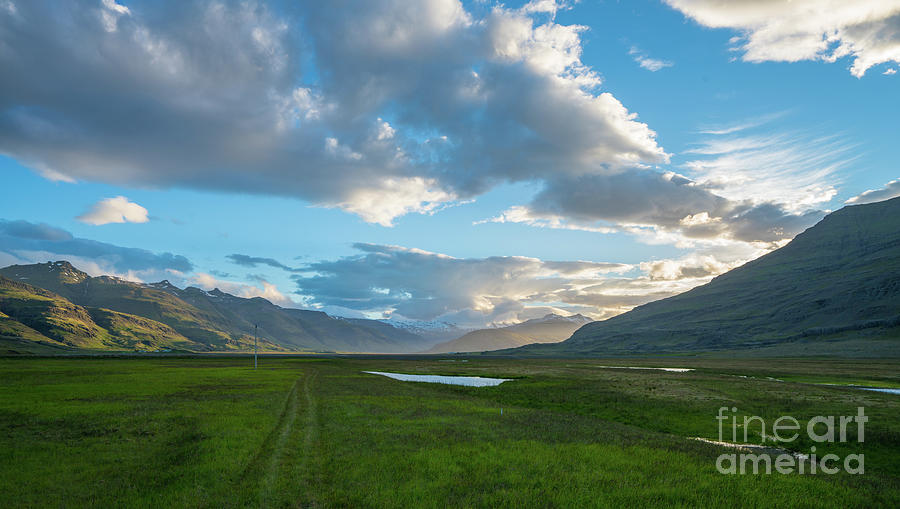 Iceland Vatnajokull Cloudscape Photograph