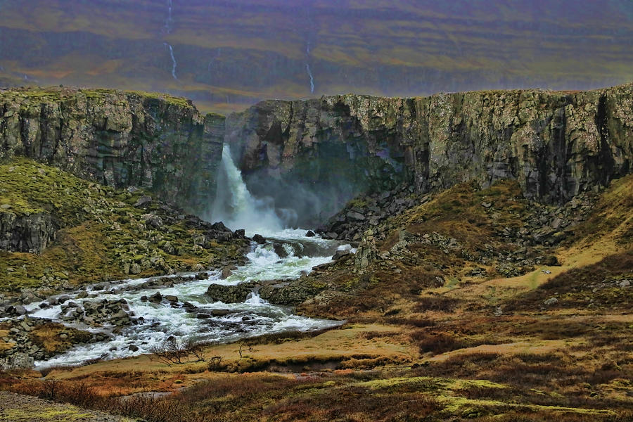 Iceland Waterfall # 3 Photograph by Allen Beatty