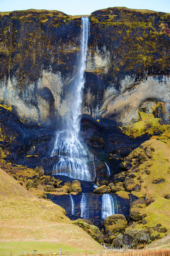 Iceland Waterfall 1 Photograph by Deborah Smolinske