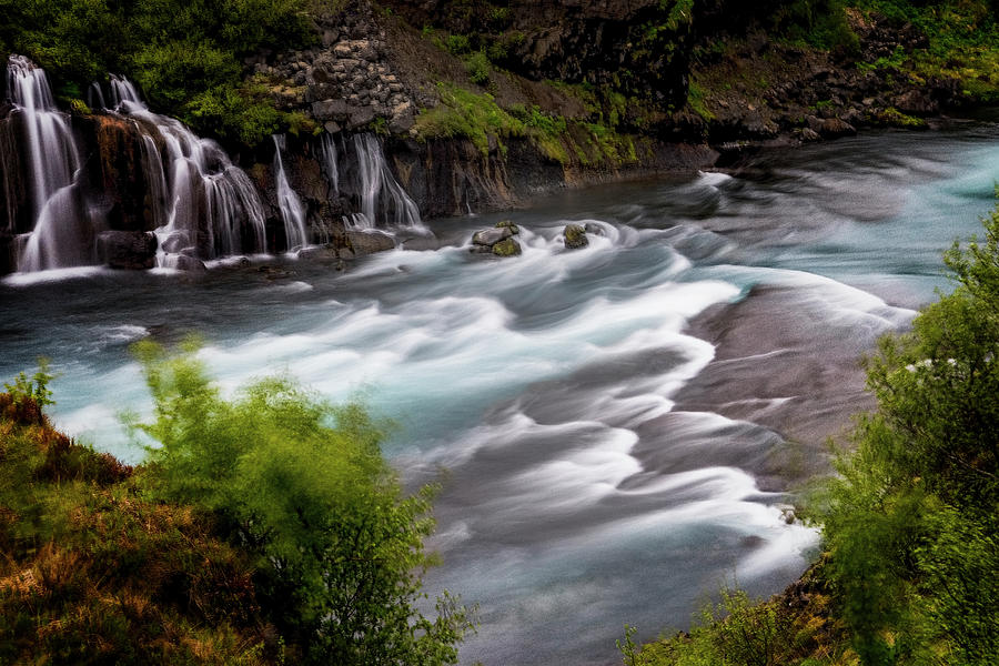 Iceland Waterfall II Photograph by Tom Singleton