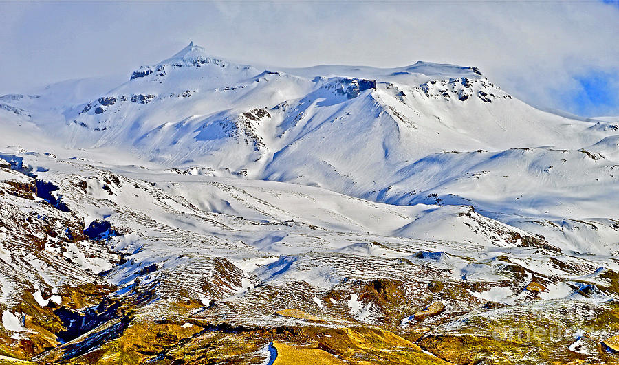 Iceland Winter Landscape Photograph by Michael Cinnamond