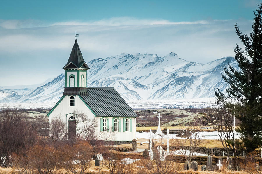 Icelandic Church, Thingvellir Photograph by Geoff Smith