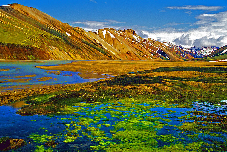 Icelandic Glacial Landscape Photograph by Dennis Cox