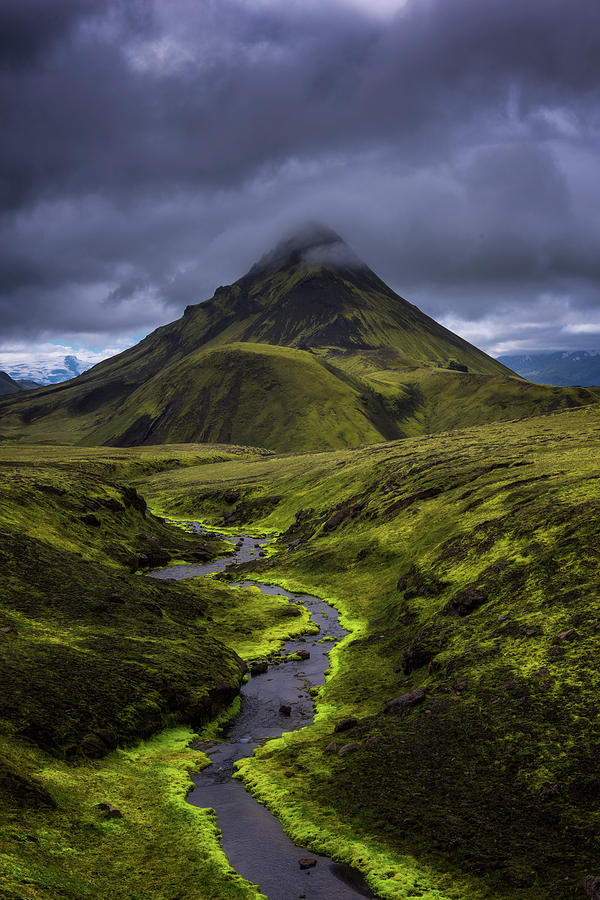 Moss Photograph - Icelandic Highlands by Tor-Ivar Naess