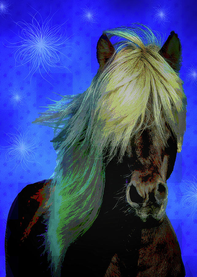 Icelandic Horse Digital Art by Mimulux Patricia No