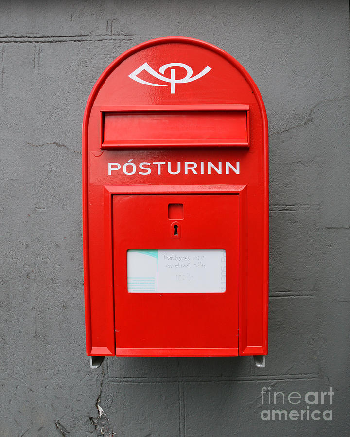 Icelandic Mailbox Photograph by Catherine Sherman