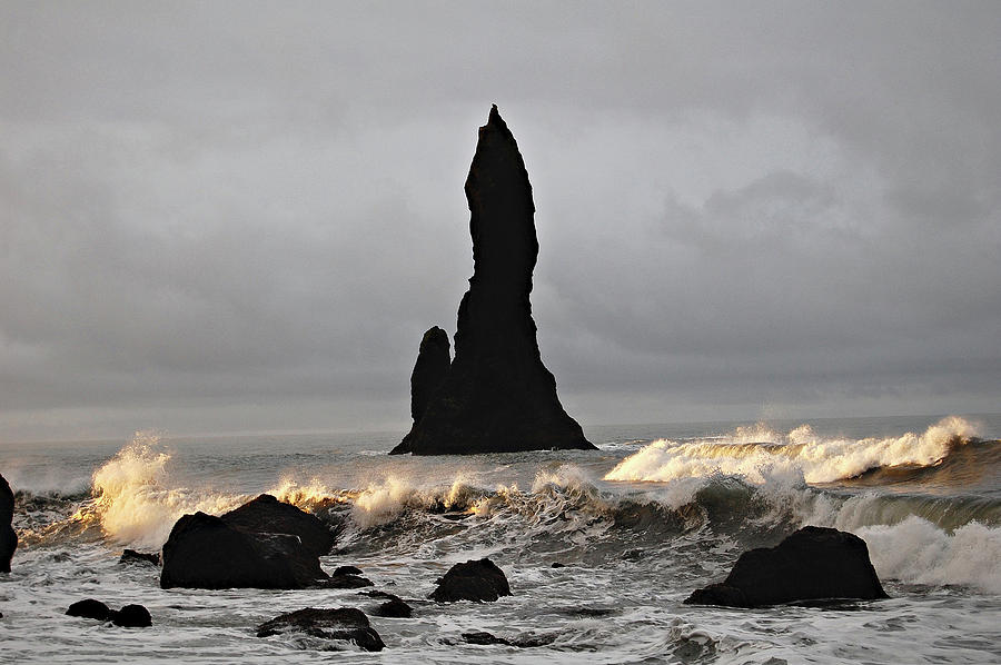 Icelandic Monolith Photograph by Matt Cegelis
