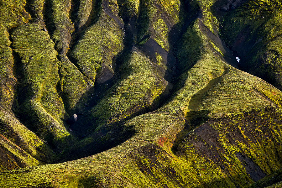 Icelandic Mountain Details Photograph by Stuart Litoff