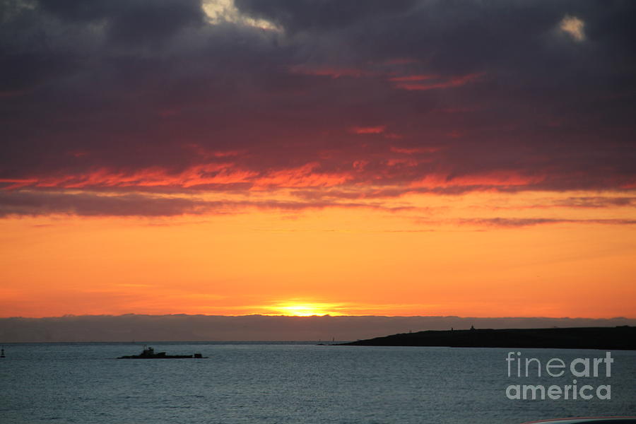 Sunset Photograph - Icelandic sunset  by Andres Zoran Ivanovic