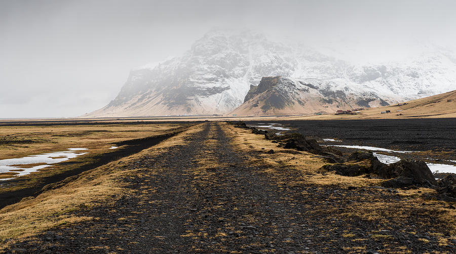 Icelandic mountain winter  landscape Photograph by Michalakis Ppalis