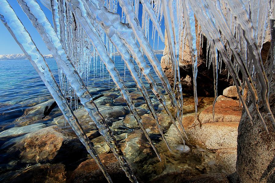 Icicle Dawn Photograph by Sean Sarsfield