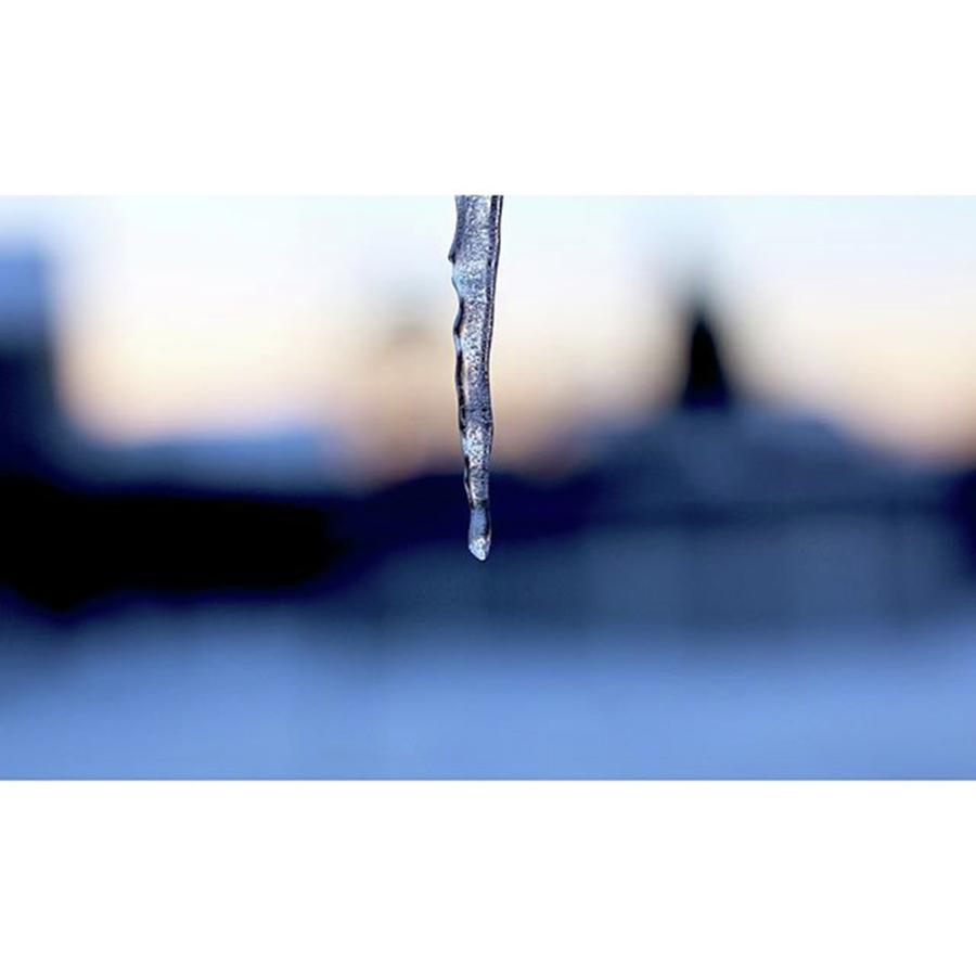 Icicle Photograph - Icicle Just Chilling, Yes Pun by Bryan Edwards
