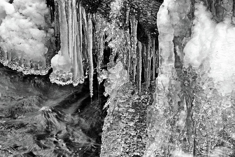 Icicle Landscape Photograph by Cate Franklyn
