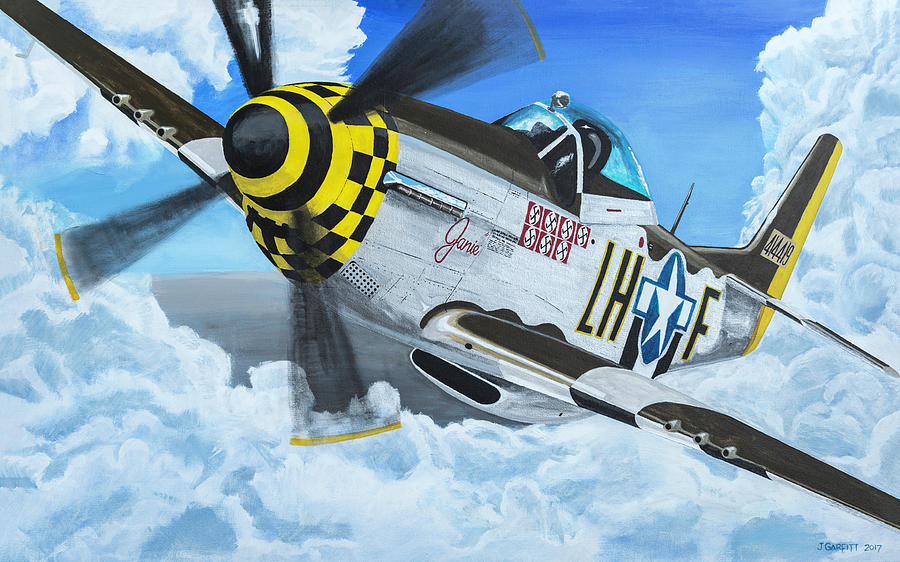 Airplane Painting - Icon by John Garfitt