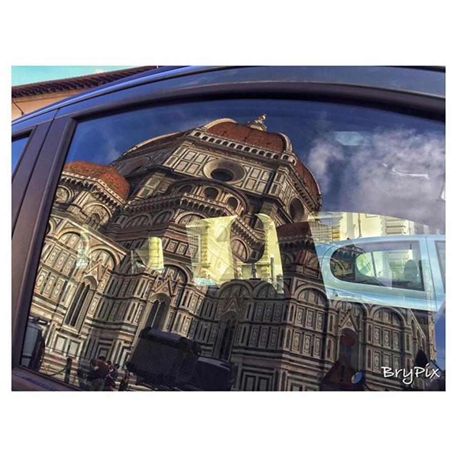 Iconic Architecture Competing With Car Photograph by Peter Bryenton