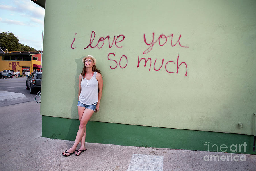 Iconic Austin I Love You So Much Mural On South Congress Is Austin Photograph By Herronstock Prints