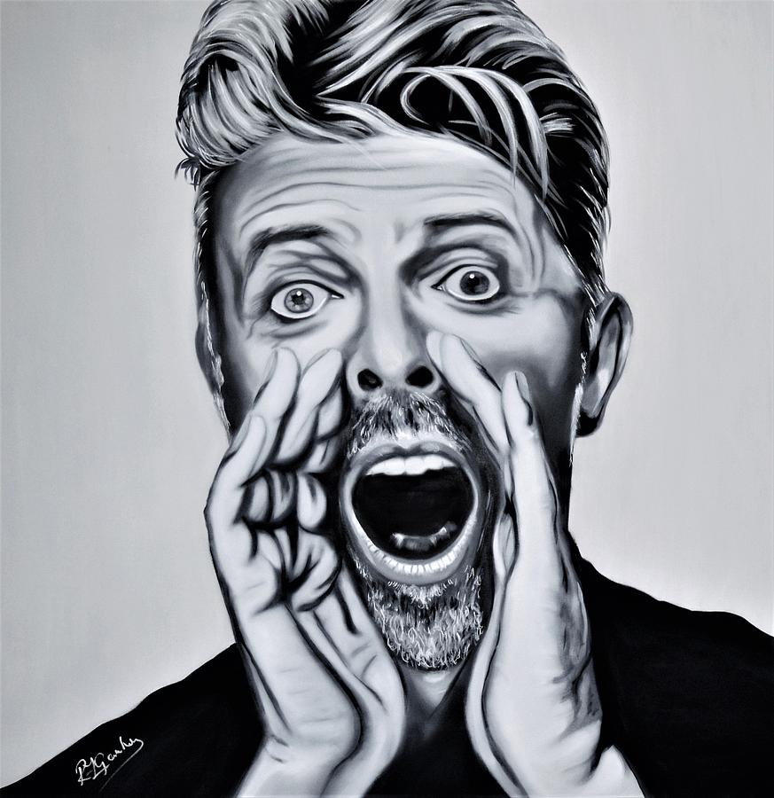Iconic Bowie Painting by Richard Garnham