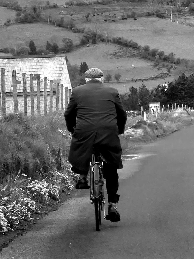Iconic Irish Gentleman Cycling Photograph by Lexa Harpell