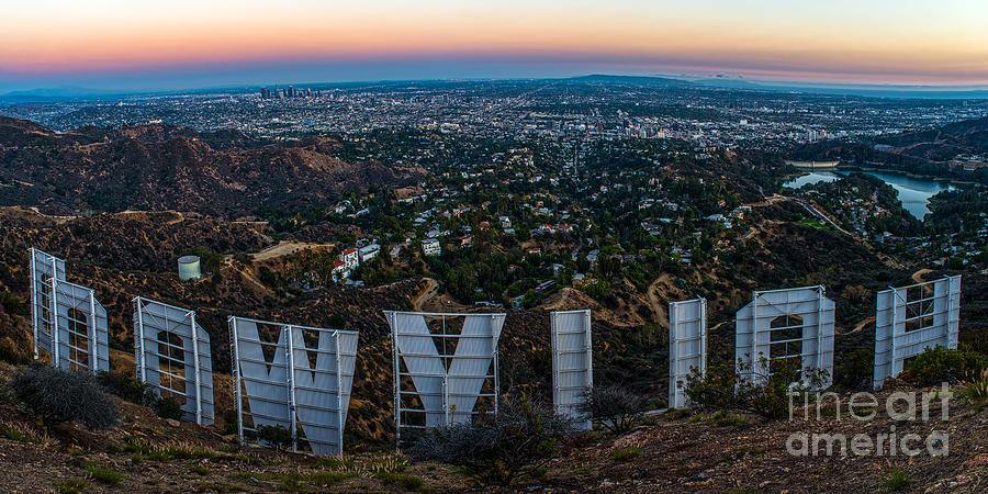 Los Angeles Photograph - Iconic Hollywood Sunset by Art K