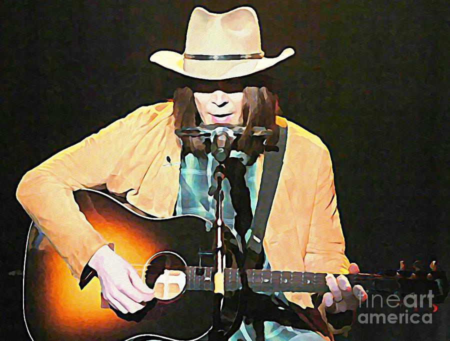 Neil Young Painting - Iconic Neil Young by John Malone