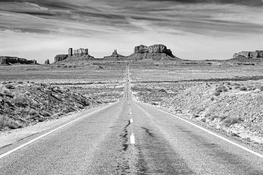 Forrest Gump Photograph - Iconic road into Monument Valley. by Wasatch Light