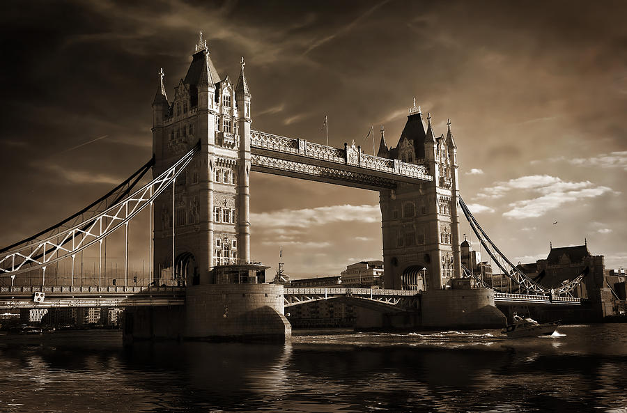 Iconic Tower Bridge Photograph by Cecil Fuselier