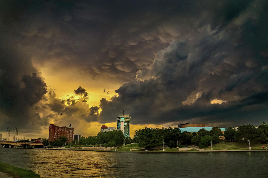 Wichita Photograph - ict Storm - High Res by Brian Duram