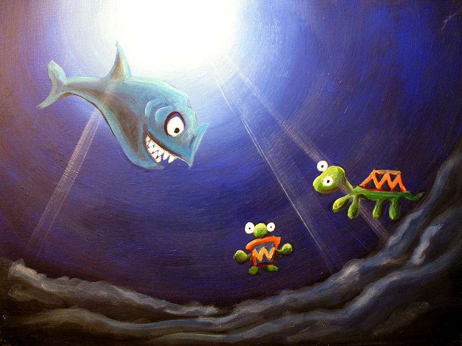 Fish Painting - Icthyology no.2 by Michelle Barone