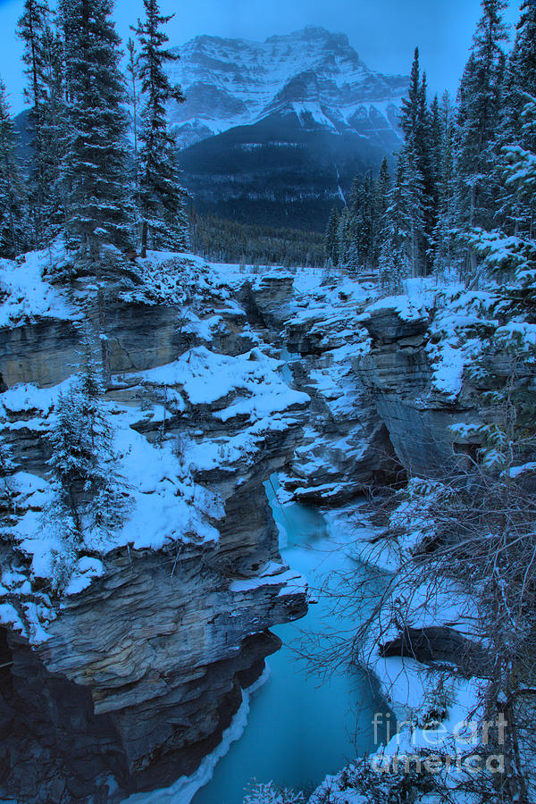 Icy Athabasca Falls Photograph by Adam Jewell