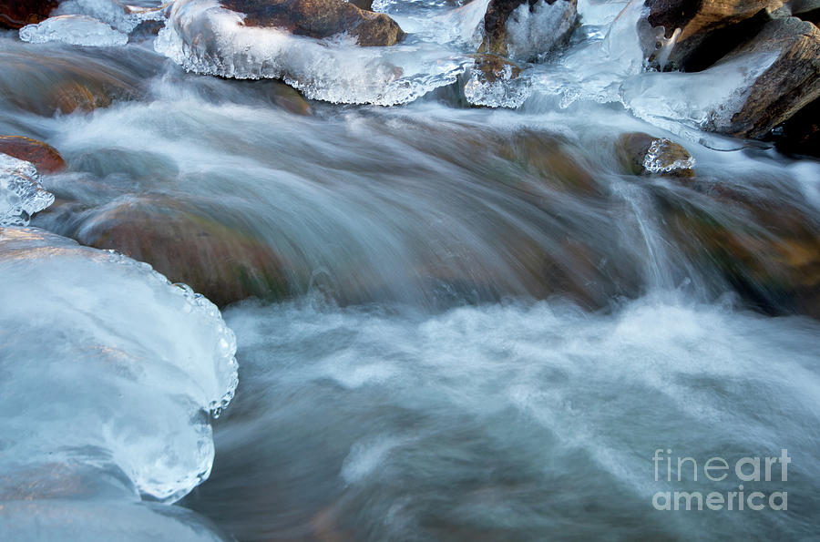 Icy Big Thompson River Photograph by Ronda Kimbrow