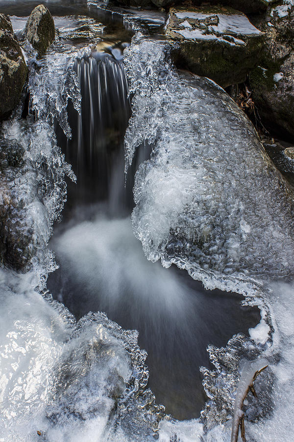 Icy Cascade Photograph by White Mountain Images