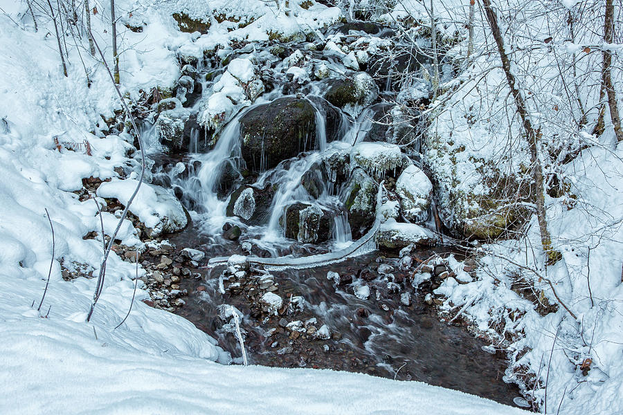 Icy Creek Photograph by Belinda Greb