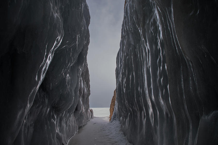 Icy Crevice Photograph by Tim Beebe