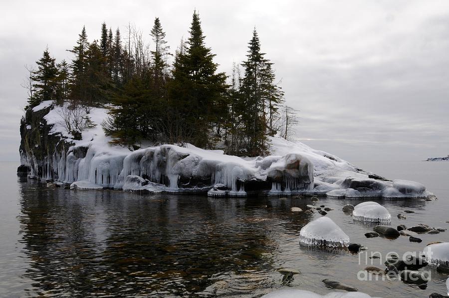Icy Island Artistry Photograph by Sandra Updyke