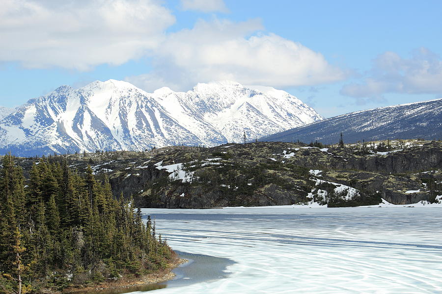 Icy Lake Photograph by Kimberly VanNostrand - Fine Art America