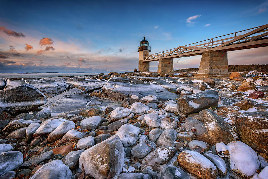 Forrest Gump Photograph - Icy Morning at Marshall Point by Rick Berk