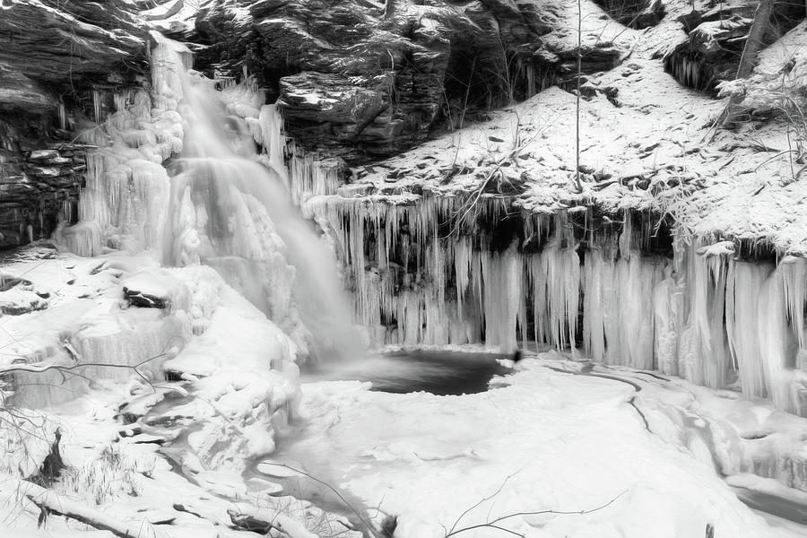 Icy Ozone Falls Photograph by Lori Deiter - Fine Art America