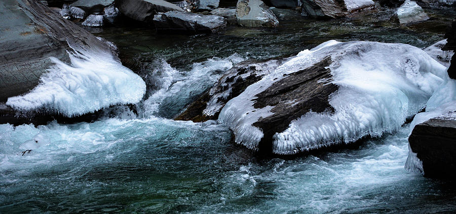 Icy Rapids Photograph by Whispering Peaks Photography