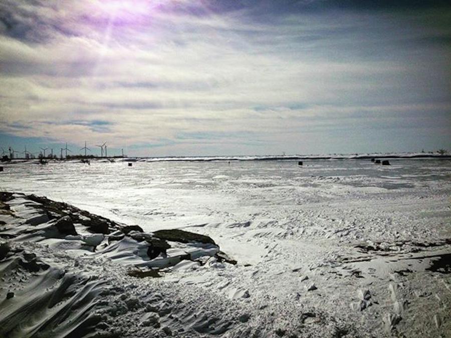 Winter Photograph - Icy Shore At Winter’s Last Breath by Lenore Pawlowski
